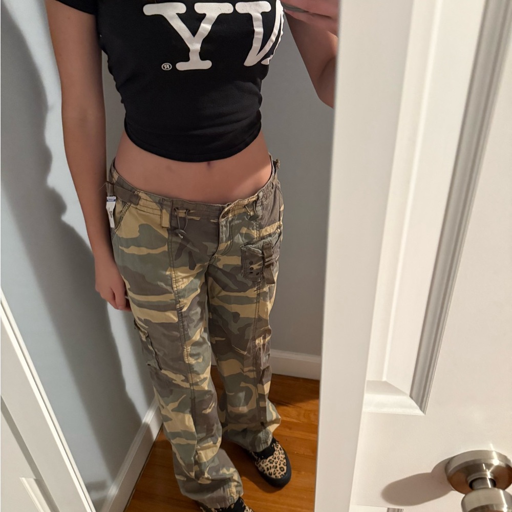 Camo cargo pants